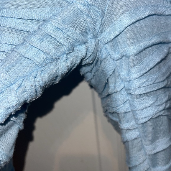 Blue 2 Piece Wide leg & Crop Top Set Size Small - Picture 9 of 15